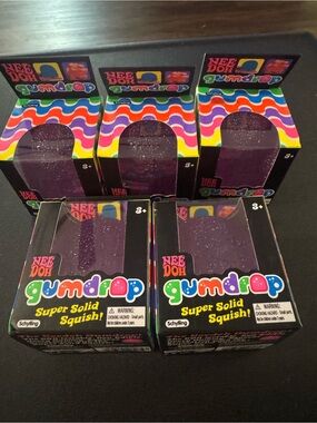 Needoh Gumdrop Super Solid Squish! Purple Price for 1